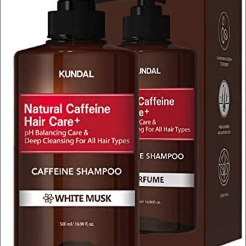 KUNDAL CAFFEINE ANTI-HAIR LOSS SHAMPOO Scalp Care Deep Cleansing